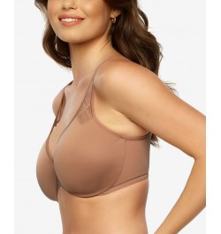 Women's Amaranth Cushioned Comfort Unlined Minimizer Underwire Bra Brown $17.27 Bras