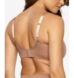 Women's Amaranth Cushioned Comfort Unlined Minimizer Underwire Bra Brown $17.27 Bras