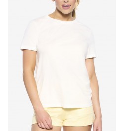 Women's Naturally Soft Organic Cotton Crew Neck Tee Cloud $15.96 Sleepwear