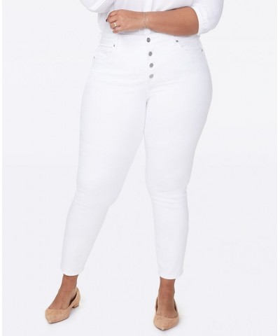 Plus Size Ami Skinny Ankle Jeans Optic White $36.69 Jeans