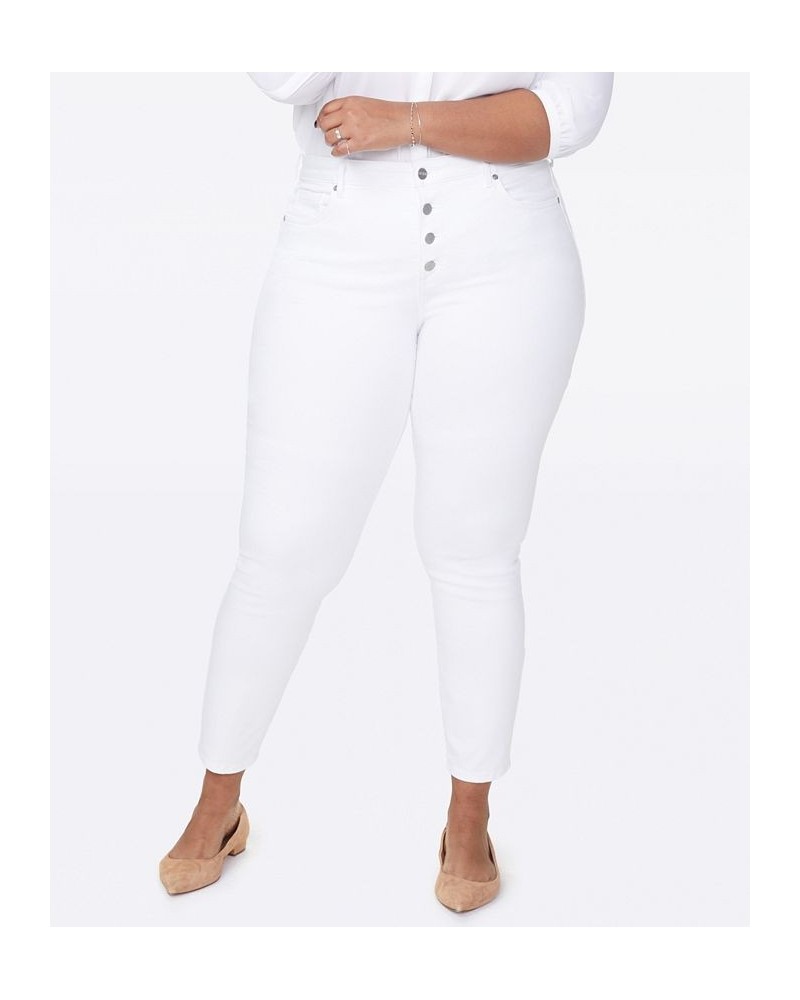 Plus Size Ami Skinny Ankle Jeans Optic White $36.69 Jeans