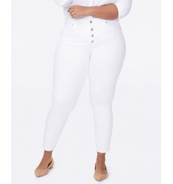 Plus Size Ami Skinny Ankle Jeans Optic White $36.69 Jeans