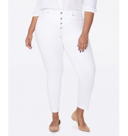 Plus Size Ami Skinny Ankle Jeans Optic White $36.69 Jeans