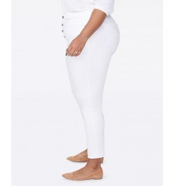 Plus Size Ami Skinny Ankle Jeans Optic White $36.69 Jeans