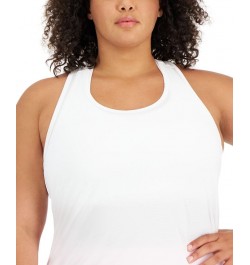 Plus Size Textured Tank Top White $12.83 Tops