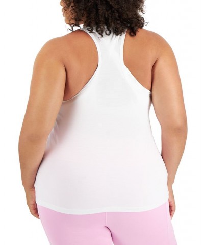 Plus Size Textured Tank Top White $12.83 Tops