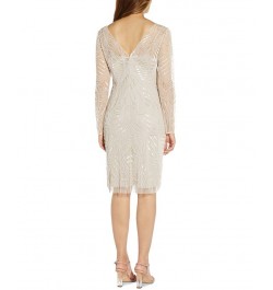 Petite Embellished Sheath Dress Elegant Sky $121.38 Dresses