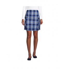 School Uniform Women's Side Pleat Plaid Skort Above Knee Hunter/Classic Navy Plaid $23.58 Skirts