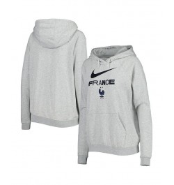 Women's Heather Gray France National Team Lockup Varsity Fleece Raglan Pullover Hoodie Heather Gray $36.00 Sweatshirts