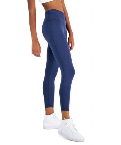 On Repeat Crossover-Waist 7/8th Length Legging Blue $12.53 Pants