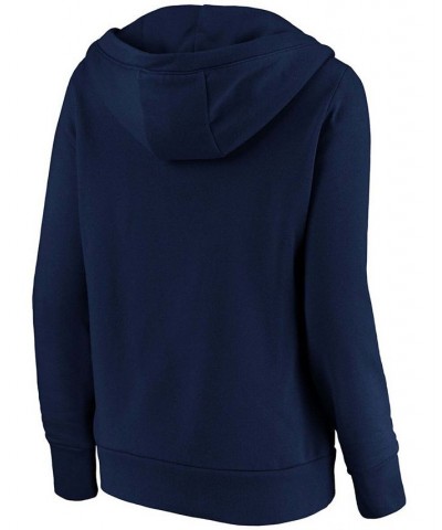 Plus Size Navy Detroit Tigers Core Team Lockup V-Neck Pullover Hoodie Navy $42.39 Sweatshirts