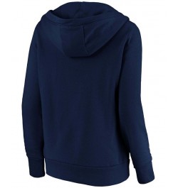 Plus Size Navy Detroit Tigers Core Team Lockup V-Neck Pullover Hoodie Navy $42.39 Sweatshirts