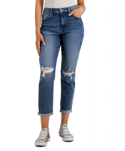 Juniors' Ripped Mom Jeans Rare Occurrence $17.99 Jeans