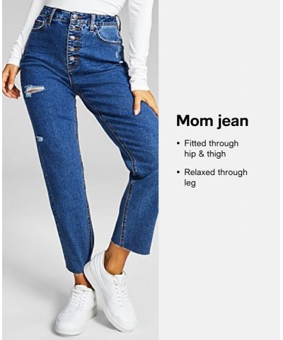 Juniors' Ripped Mom Jeans Rare Occurrence $17.99 Jeans