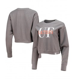 Women's Graphite Florida Gators Classic Corded Timber Crop Pullover Sweatshirt Graphite $36.80 Sweatshirts