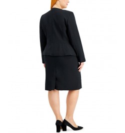 Plus Size Cardigan Jacket & Sheath Dress Black $85.80 Suits