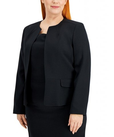 Plus Size Cardigan Jacket & Sheath Dress Black $85.80 Suits