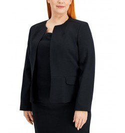 Plus Size Cardigan Jacket & Sheath Dress Black $85.80 Suits