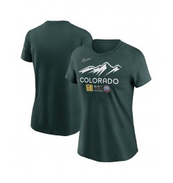 Women's Green Colorado Rockies 2022 City Connect Wordmark T-shirt Green $20.70 Tops