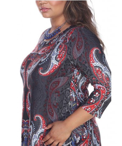 Plus Marlene Top/Tunic Silver $30.38 Tops