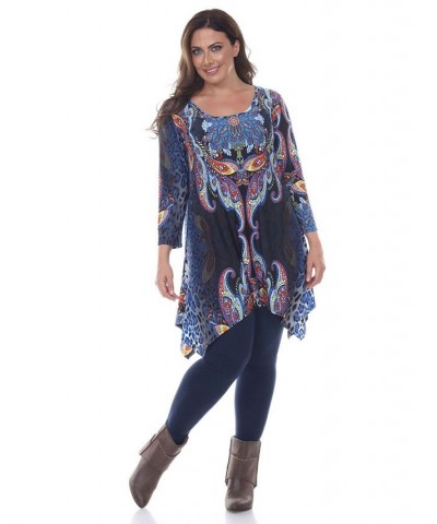 Plus Marlene Top/Tunic Silver $30.38 Tops