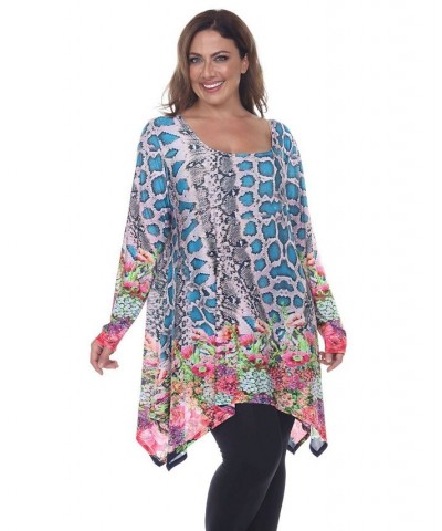 Plus Marlene Top/Tunic Silver $30.38 Tops