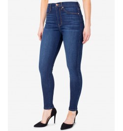 Juniors' Curvy Ultra High-Rise Skinny Jeans Blue $14.04 Jeans