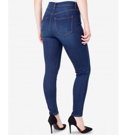 Juniors' Curvy Ultra High-Rise Skinny Jeans Blue $14.04 Jeans