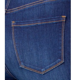 Juniors' Curvy Ultra High-Rise Skinny Jeans Blue $14.04 Jeans