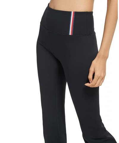 Women's High-Rise Flare-Leg Compression Pants Black $22.26 Pants