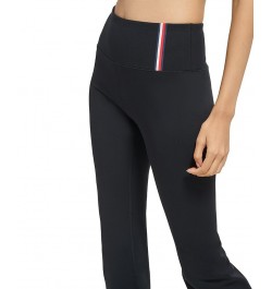 Women's High-Rise Flare-Leg Compression Pants Black $22.26 Pants