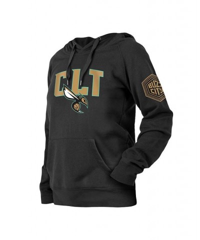 Women's Black Charlotte Hornets 2022/23 City Edition Pullover Hoodie Black $34.50 Sweatshirts