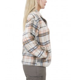 Women's Textured Sherpa Jacket Tan/Beige $26.88 Jackets