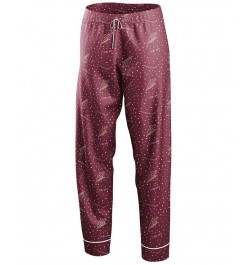 Women's Garnet Florida State Seminoles Long Sleeve Button-Up Shirt and Pants Sleep Set Garnet $42.39 Pajama