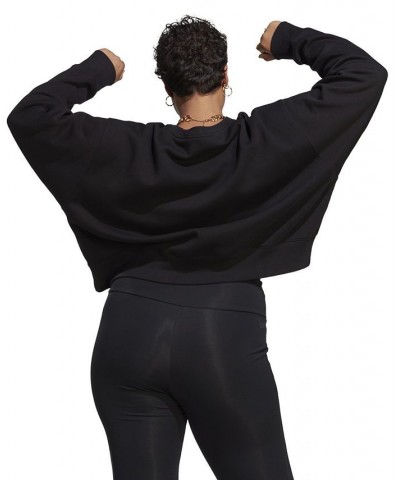 Plus Size Adicolor Essentials Crew Sweatshirt Black $21.00 Sweatshirts