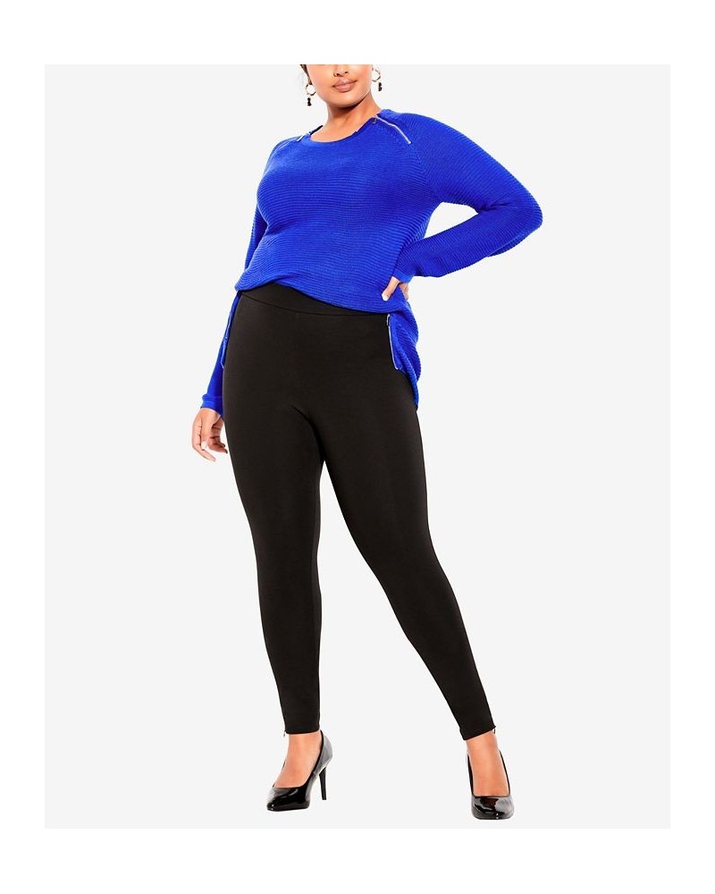 Plus Size Trendy Gabriella Pants Black $43.61 Pants