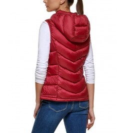 Women's Packable Hooded Puffer Vest Cloud White $16.40 Coats