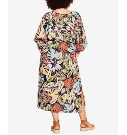 Plus Size Day Date Print Maxi Dress Dotty Palm $32.91 Dresses