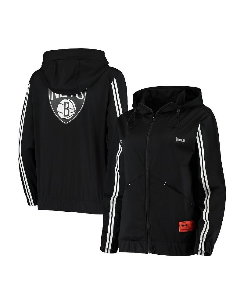 Women's Black Brooklyn Nets Everyday Team Full-Zip Jacket Black $52.80 Jackets