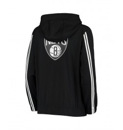 Women's Black Brooklyn Nets Everyday Team Full-Zip Jacket Black $52.80 Jackets