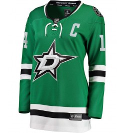 Women's Jamie Benn Green Home Breakaway Player Jersey Green $66.00 Jersey