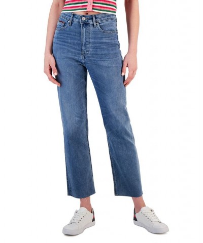 Women's High-Rise Straight-Leg Ankle Jeans Sienna Wash $22.91 Jeans