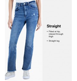 Women's High-Rise Straight-Leg Ankle Jeans Sienna Wash $22.91 Jeans