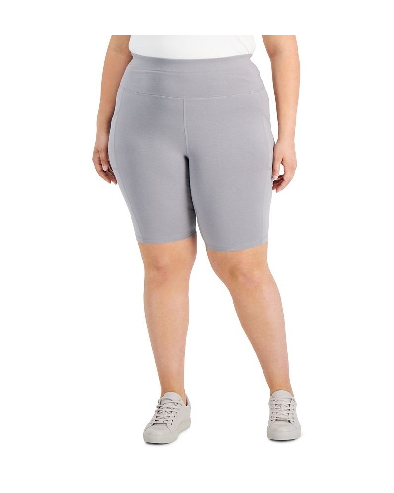 Ideology Plus Size Bike Shorts Storm Grey $14.84 Shorts