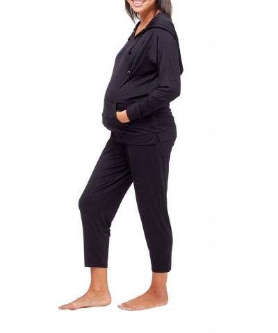 Simone Nursing Hoodie Black $51.94 Sleepwear