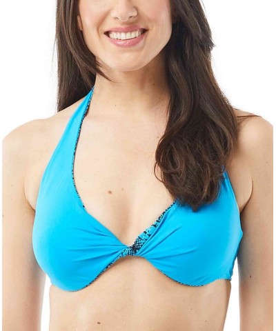 Verso Convertible Bra Sized Bikini Top & Bottoms True Blue $25.02 Swimsuits