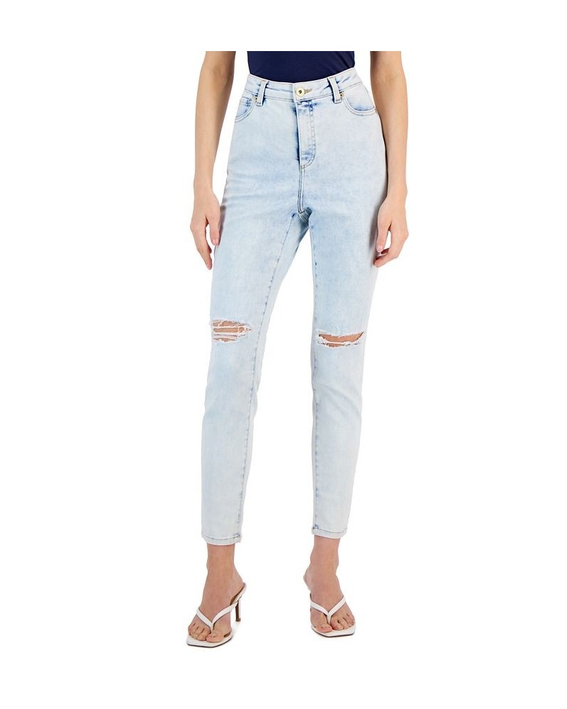 Women's Skinny Ankle Jeans Light Indigo $23.72 Jeans