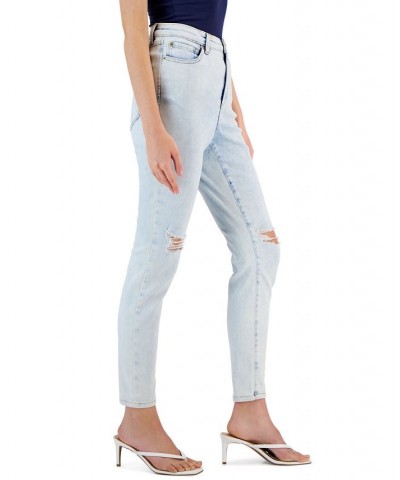 Women's Skinny Ankle Jeans Light Indigo $23.72 Jeans