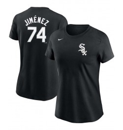 Women's Eloy Jimenez Black Chicago White Sox Name Number T-shirt Black $21.50 Tops