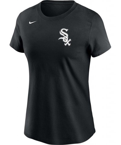 Women's Eloy Jimenez Black Chicago White Sox Name Number T-shirt Black $21.50 Tops